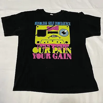 Vintage Mindless Self Indulgence Shirt Our Pain Your Gain 2007 Album Mens Sz L • $75