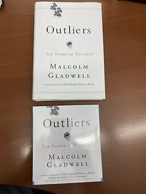 Outliers : Audio CD And Hardcover The Story Of Success By Malcolm Gladwell • $10