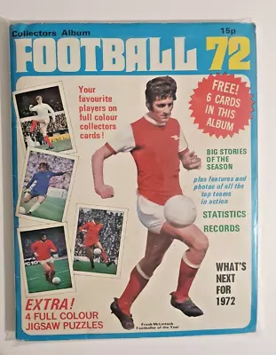 Panini Football 72 Album 100% Complete Top Sellers Panini's First Ever Very Rare • £395