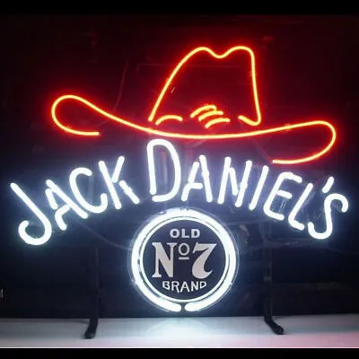 $198.99 • Buy New Jack Daniel's Jack Lives Here Whiskey 17 X14  Neon Lamp Sign Light Beer Bar