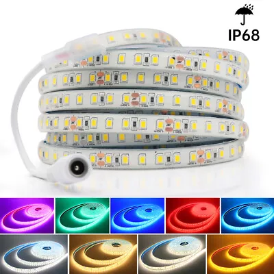 DC 24V LED Strip Lights 2835SMD 120LED/m Rope Tape Waterproof IP68 Self-adhesive • £43.19