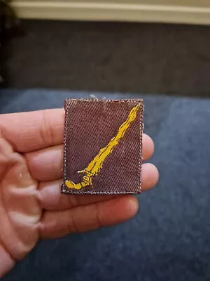 £20 • Buy WW2 Malaya Command Burgundy Formation Patch 100% Original Taken Off Uniform