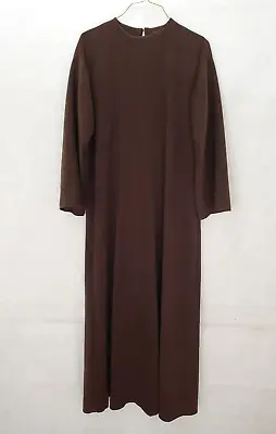 Long Brown Fabric Robe Monk Priest Father Actor Costume Religious - Mens Large • $26.77