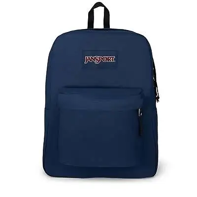 JANSPORT Superbreak One Backpack/Rucksack Navy Free Delivery • £25.95