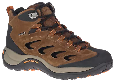 Merrell Reflex 4 Mid Waterproof Hiking Boots For Men - Earth - 11M • $114