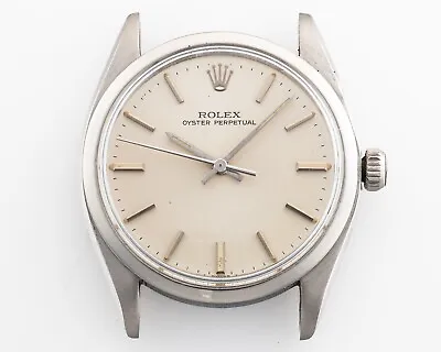 Vintage 1961 Stainless Steel Rolex Oyster Perpetual Ref. 1002 W/ Smooth Bezel! • $2295