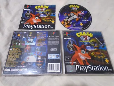 Crash Bandicoot 2 Cortex Strikes Back PS1 (COMPLETE) PlayStation Black Label • £24.95