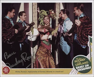 Mickey Rooney - Autographed Signed Photograph • $160