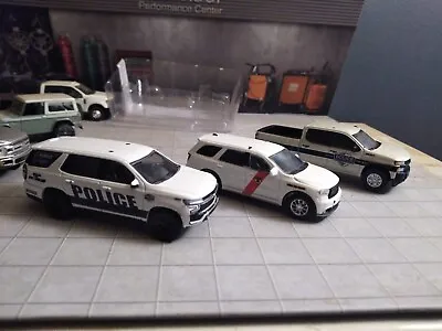 (3) Greenlight 1/64 Police Vehicles. • $18