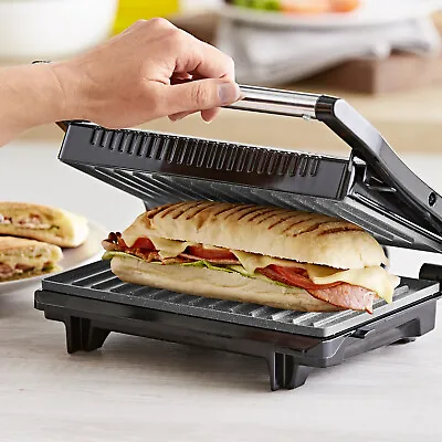 £29.45 • Buy Tower Stainless Steel Non Stick Mini Panini Grill & Press Sandwich Toastie Maker