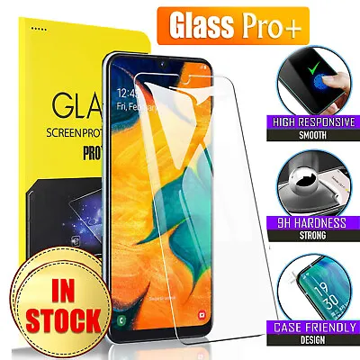 For Samsung Galaxy A20 A30 A50 J7 Pro A5 A8 J8 Tempered Glass Screen Protector • $5.49