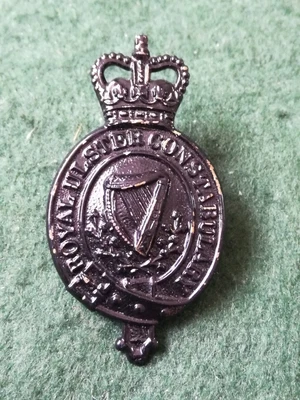 £60 • Buy Original R.U.C. U.S.C. Royal Ulster Constabulary Night Helmet Badge.