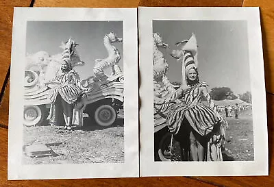 2 Circus Performer In Costume 1940's Vintage Snapshot Photos • $2.50