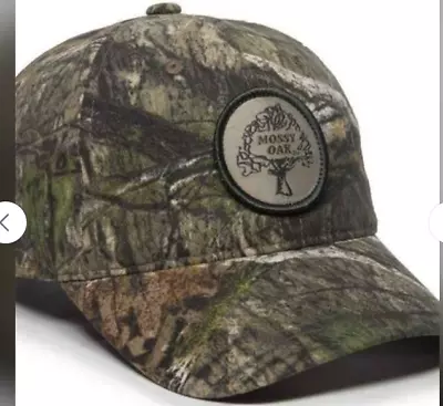 Mens Mossy Oak Adjustable Baseball Cap Hat Camo Hunting Fishing Camping • $8