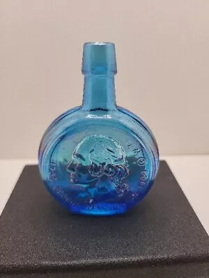 George Washington Wheaton Glass Small Bottle Blue • $10