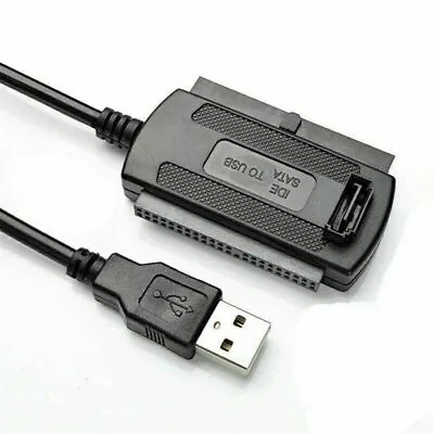 PATA/SATA/IDE To USB 2.0 Adapter Converter Cable For 2.5 3.5'' Hard Drive Disk • £8.83