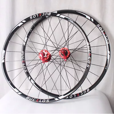 BUCKLOS 26/27.5/29  MTB Bike Wheels Carbon Hub Wheelset Disc Brake QR/Thru Axle • $164.99