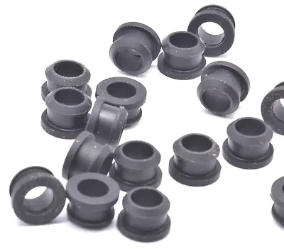 5/8  X 1/2  ID W 1/4 Groove Push In Rubber Wire Grommet Bushings Tubing Cable • $11.28