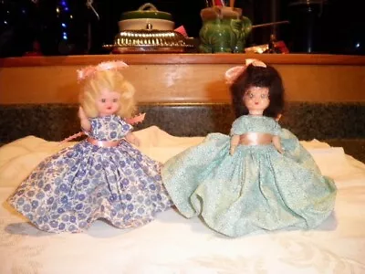 Vintage Lot Of (2) Hollywood Dolls 5  Tall • $8