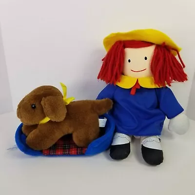 Eden Vintage 1990 Madeline Plush Doll 1994 Dog Bed Genevieve Lot • $35