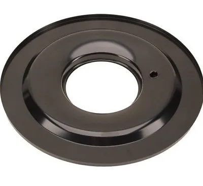 14  BLACK Flat Air Cleaner Base 5-1/8  Neck Opening 4 Barrel Chevy Ford  • $24.87