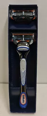 Gillette Fusion Blades Starter Pack 2 Blades 1 Razor/handle 100% Genuine • £7.49