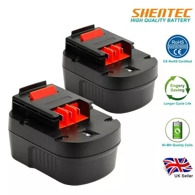 £24.95 • Buy 2x 3.5AH 12V Ni-MH Battery For Black Decker A1712 A12 HPB12 FSB12 BPT1047 FS120B