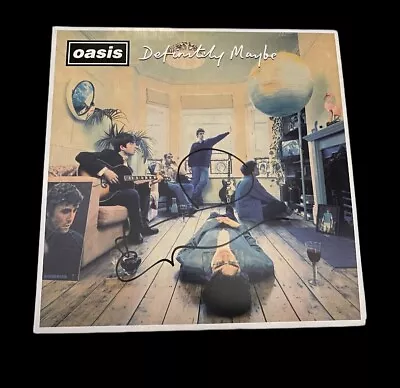 Noel Gallagher Oasis “Definitely Maybe” Hand Signed Vinyl 2 • £450