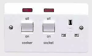 MK 45A Cooker Control Unit/NeonK5041 WHI • £42.35