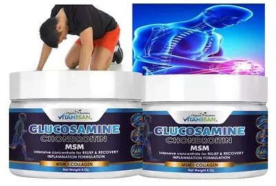 $16.99 • Buy Triple Strength Flex Joint Glucosamine Chondroitin MSM Collagen Cream Arthritis