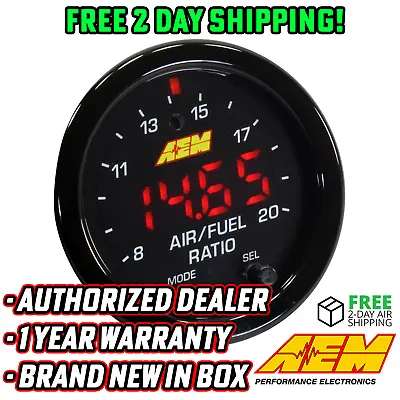 AEM Wideband Gauge X-Series 30-0300 AFR O2 UEGO Air Fuel Ratio Gauge Kit 2-1/16  • $199.95