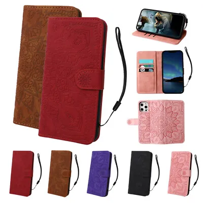 Case For IPhone 14 13 12 11 Pro Max X XR 8 7 6s Leather Wallet Card Holder Cover • $10.96
