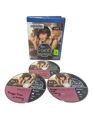 Miss Fisher's Murder Mysteries: Series 1 (Blu-ray 2012) (Ex Library) • $5.60