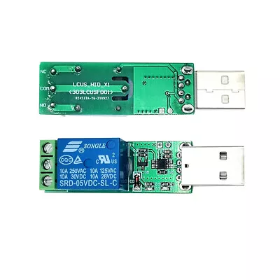 HID Drive-free USB 1 Channel 5V Relay Delay Module 10A/250VAC 10A/30VDC • $8.89