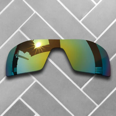 $9.59 • Buy Polarized Golden Mirrored Replacement Lenses For-Oakley Oil Rig
