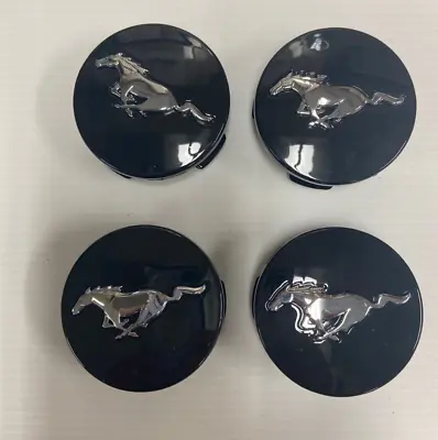 1 Set FORD Mustang Pony Wheel Rim Black Center Cap 2015-2018 #FR3C-1A096-AC • $100