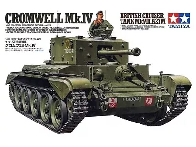 Tamiya 35221  1:35th Scale Cromwell Mk.IV British Cruiser Tank Mk.VIII A27M • £19.99