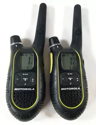 Motorola Talkabout SX710 Two Way Radios Chargers Batteries Microphones TESTED • $36