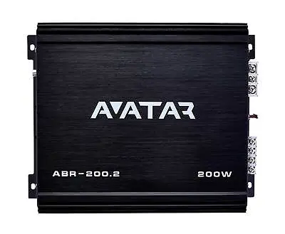 Avatar ABR-200.2 2/1 Channel 400 Watt Power Amplifier (RMS: 200 Watts) • $102.63