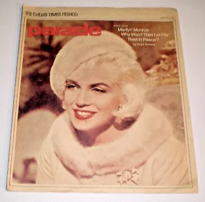 MARILYN MONROE ~ Parade Magazine ~ August 5 1973 ~ M-1-2 • $14.99