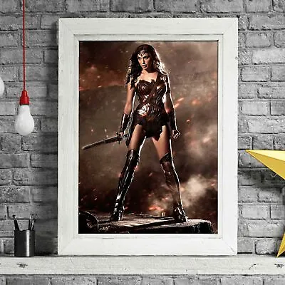 WONDER WOMAN - DC Comics Poster Picture Print Sizes A5 To A0 **FREE DELIVERY** • $21.95
