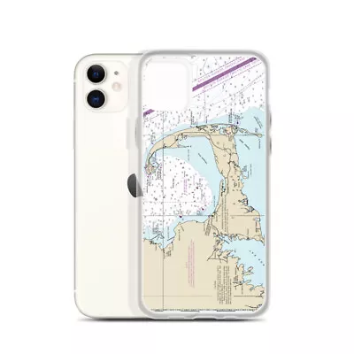 Cape Cod And Islands Nantucket Mathas Vineyard IPhone Case Nautical Chart Map • $17