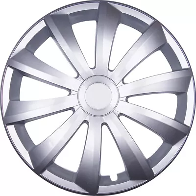 Hubcaps Blinds Grail 16 Inch #39 IN Silver 4x Premium Design Hub Caps • $157.25