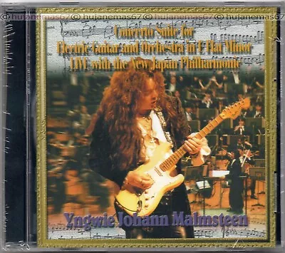 YNGWIE MALMSTEEN Live Japan Philharmonic 2002 MALAYSIA CD HEAVY METAL GUITARIST • $27.90