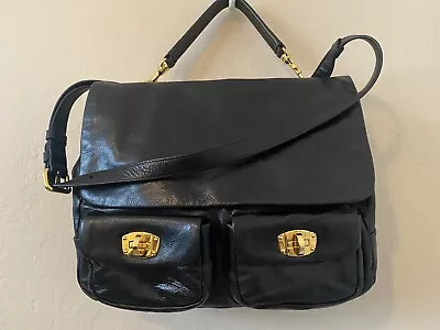 Miu Miu Black Leather Shoulder Bag. Made In Italy. • $299.99