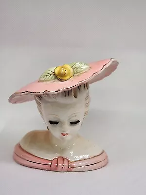 Vintage Porcelain Lady Head Vase 1950's • $30