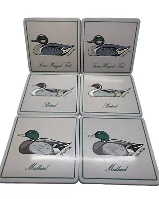 Mallard Duck Coasters Set Dinning Cabin Den Trivet Kitchen Japan Georges Briard • $14