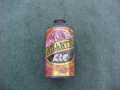 Vintage ATLANTIC ALE Cone Top 12 Oz Empty Beer Can With Dents • $89.95