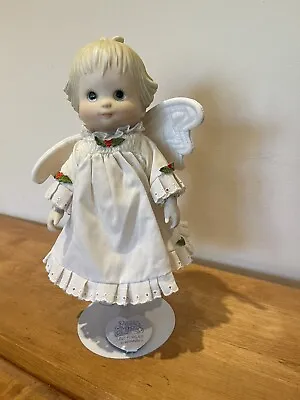 Holly Babes Angel Doll Ruth Morehead 1984 9” Large Porcelain Enesco EUC • $35