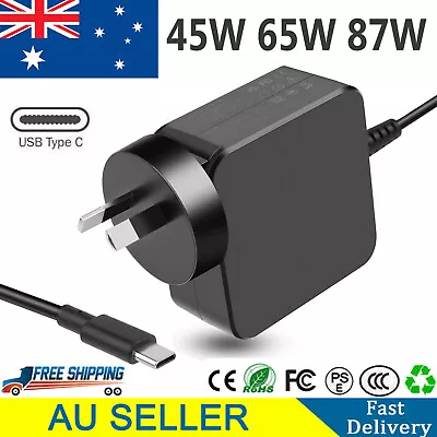 45W 65W 90W USB-C PD Type-C AC Adapter Laptop Charger Universal Power Supply AU • $19.99